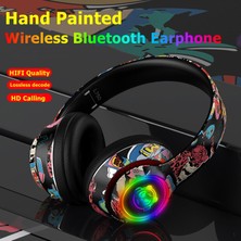 Happy World Shopping Bluetooth Kablosuz Kulaklık Stereo Oyun Müzik Katlanabilir Spor Kulaklık Mikrofon (Yurt Dışından)