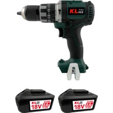 KL Pro  18VOLT/8.0AH Li-Ion Kömürsüz Prof. Darbeli Matkap KLDM18BH-80