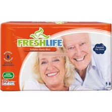Freshlife Hasta Bezi Bağlamalı 30 Adet Xl