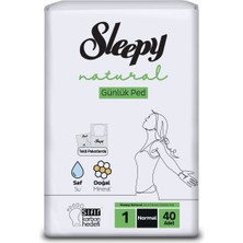 Sleepy Natural Ultra Hassas Günlük Ped Normal 40 Adet Ped