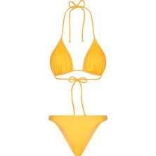 Bonesta Swimwear Üçgen Turuncu Bikini Takımı