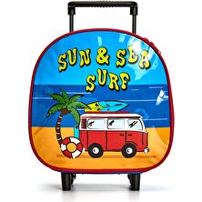 Sun & Sea Surf Holiday Çocuk Çekçekli Çanta 12966251-MV-DSN