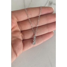 Takı Home Gümüş Renk Figürlü Zincir Kolye