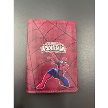 Spiderman Deri Pasaport Kılıfı