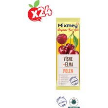 Mixmey Bee Elma Vişne Polen 25 gr 24'lü