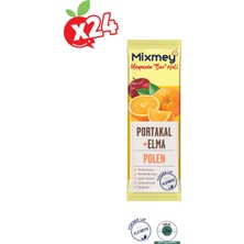 Mixmey Bee Elma Portakal Polen 25 gr 24'lü