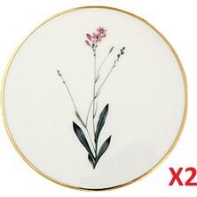 Porland Botanical Desen Bardak Altlığı 10CM 2'li 04ALM006635