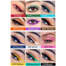 Luua 12'Li Renkli Eyeliner & Pen 12 Color Eyeliner