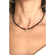 Sose Moda D Harfli Boncuk Kolye