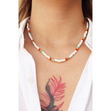Sose Moda Renkli Tasarım Boncuk Kolye