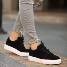 Saillaker’s - Siyah Süet Deri Erkek Sneaker
