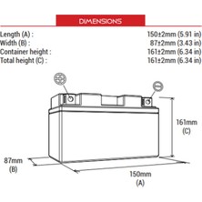 BS Battery BTX20CH (Sla) Akü