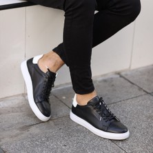 Saillaker’s - Siyah Deri Erkek Sneaker