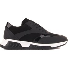Saillaker’s - Siyah Süet Deri Bağcıklı Erkek Sneaker