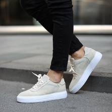 Saillaker’s - Bej Süet Deri Erkek Sneaker