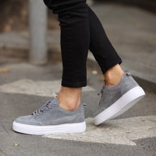 Saillaker’s - Gri Süet Erkek Günlük Ayakkabı