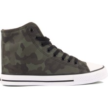 Benetton - Yeşil Renk Bağcıklı Erkek Sneaker 291-30761