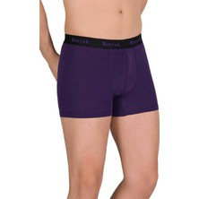 Pemilo Erkek 440676 Modal Likralı Esnek Boxer Mürdüm
