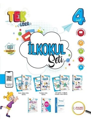 Palme Yayıncılık 4. Sınıf Tek Lider Ilkokul Seti Yeni