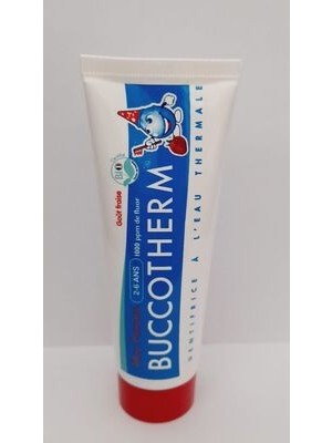Buccotherm 50 ml Çilek Aromalı Çocuk Diş Macunu 2-6 Yaş İçin Paraben İçermeyen Doğal Ürün