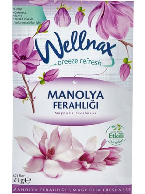 Wellnax Breeze Refresh Dolap ve Çekmece Kokusu Manolya Ferahlığı X1