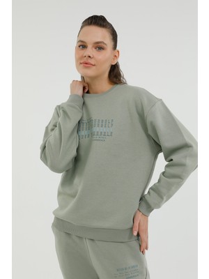 Lumberjack W-GF51 Tara 2p Haki Kadın Sweatshirt