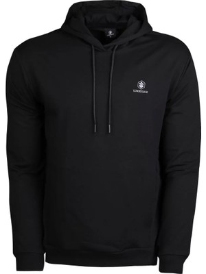 Lumberjack SN73 Basic Hoodie Kapsonlu Erkek Sweat - Siyah