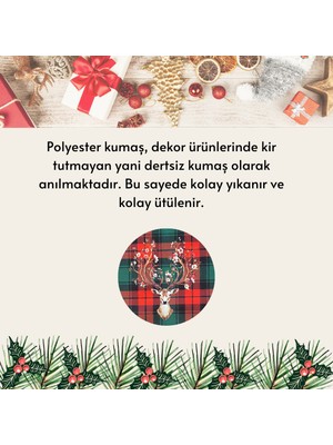 Lilies Atelier Mackenzie Model Damalı Püsküllü Üçgen Beyaz Balkabağı Runner ve Balkabağı Mutfak Havlusu Luxury Dekor