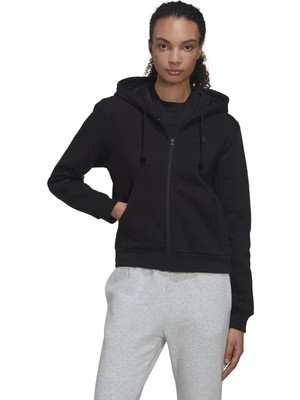 adidas AHC8848 Adidas W All Szn Fz Hd Kadın Ceket Siyah