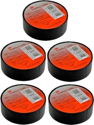 3M 5 Adet PVC Elektrik Bandı – Tapex