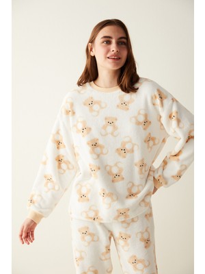 Penti Beyaz Cute Bear Pijama Takımı