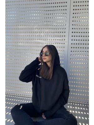 Mococo Kadın Siyah Sweatshirt MW2244