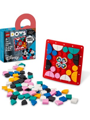 LEGO DOTS # Disney Mickey Fare ve Minnie Fare Dikilebilir Kare Parça 41963 - 8 Yaş ve Üzeri Yaratıcı Çocuklar için Kendin Yap El Sanatları Seti (95 Parça)