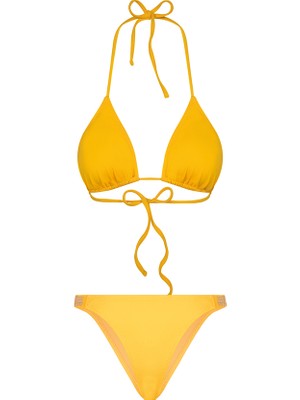 Bonesta Swimwear Üçgen Sarı Bikini Takımı