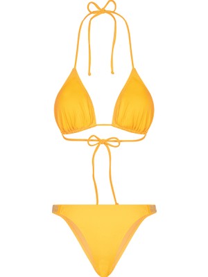 Bonesta Swimwear Üçgen Turuncu Bikini Takımı