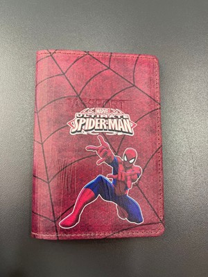 Spiderman Deri Pasaport Kılıfı