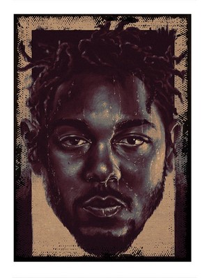 Ekart Kendrick Lamar Rap Müzik Mdf Poster