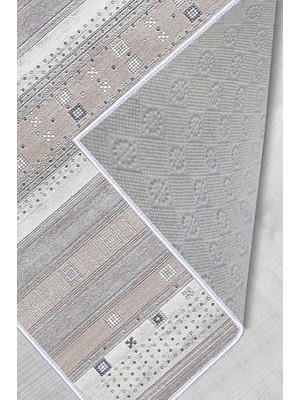 Rovigo Home Dijital Baskı Yıkanabilir Kaymaz Taban Salon Halısı RVG0427