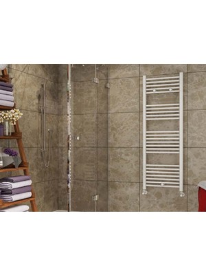 Toprak Havlupan 50/150CM 22 Borulu Beyaz Renk Havlupan Radyatör Banyo Isıtıcı 5 Yıl Garantili