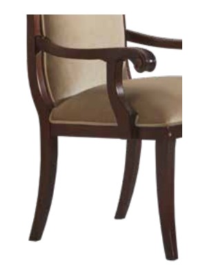 Bengi Ticaret Sandalye ZUS163 Kolçak Model Kayın Retro Ayak Ceviz Renk Baby Face Kumaş El Yapım 198738