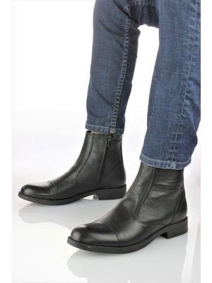 Doçka Erkek Hakiki Deri Kauçuk Taban Klasik Kürklü Bot ER22/B658