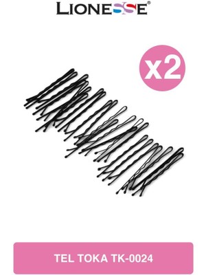 Lionesse TK-0024 Tel Toka X2 Saç Aksesuarı Dayanıklı Malzeme ile Güçlü Tutuş Sağlar