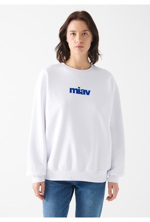 H&M sweatshirt discount 90% WOMEN FASHION Jumpers & Sweatshirts Hoodless Blue M 