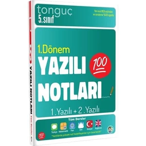 Tonguç Akademi 5. Sınıf Yazılı Notları 1. Dönem 1 ve 2. Yazılı