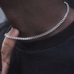 The Steel Tilki Kuyruğu Erkek Çelik Kolye Zincir 3mm 55CM