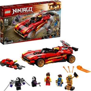 NINJAGO® Legacy X-1 Ninja Turbo Otomobili 71737  - Çocuklar için Ninja Motorsiklet Oyuncak Yapım Seti (599 Parça)