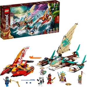 NINJAGO® Katamaran Deniz Savaşı 71748 Yapım Seti; Katamaran Oyuncakları İçeren Ninja Oyun Seti (780 Parça)