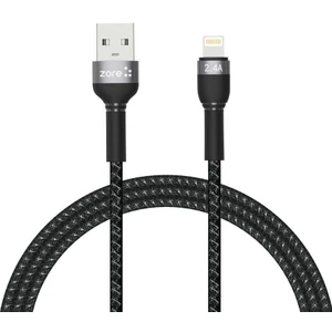 Case 4U Zore Shira Serisi Lightning Usb Kablo 1 Metre Siyah
