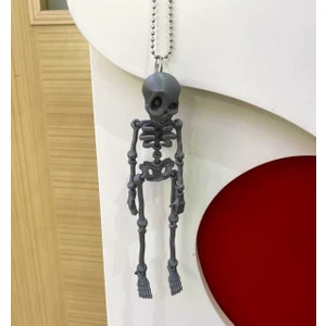Çizgi 3D Iskelet Ayna Süsü