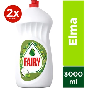 Elma Sıvı Bulaşık Deterjanı 2 x 1,5 lt